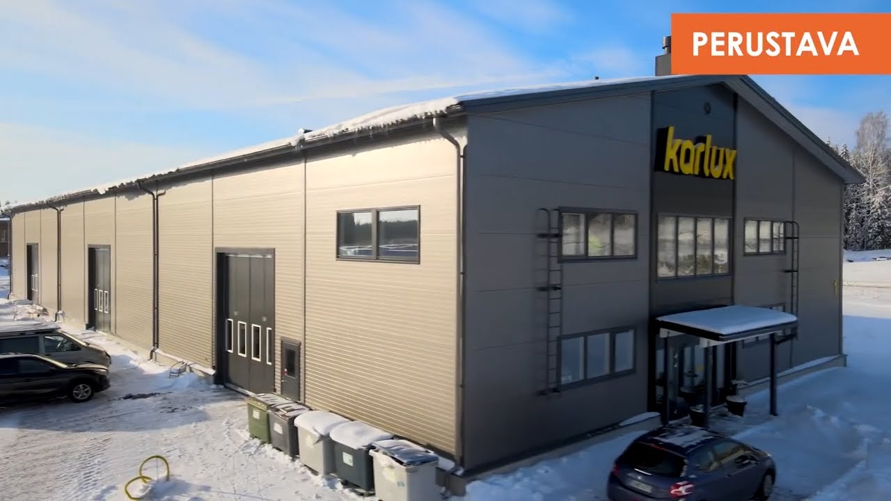 Hallin rakentaminen betonista | Kokemuksia Perustava &ndash; Karlux Oy