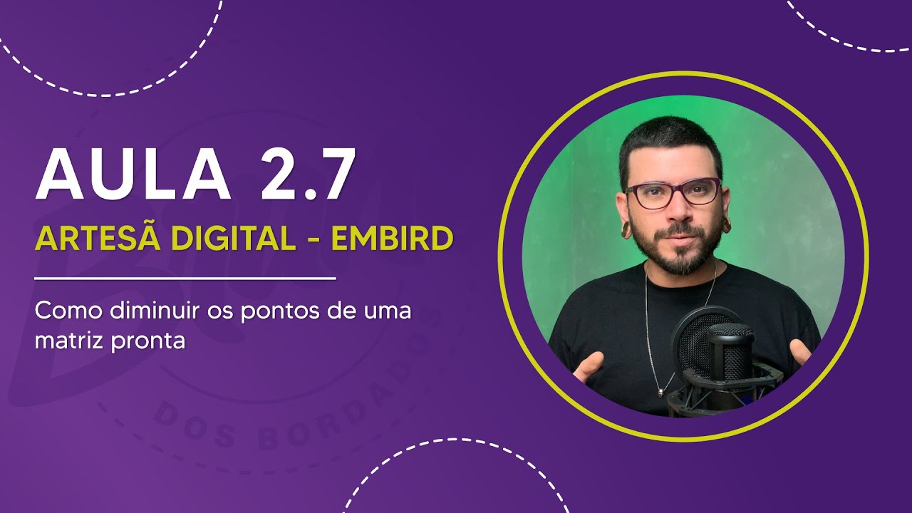 Como diminuir os pontos de uma matriz pronta - EMBIRD