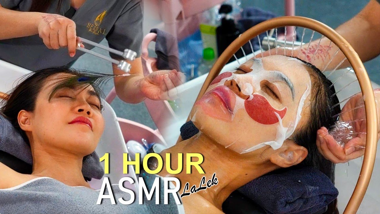 ASMR Head Spa✨ It's not just a hair wash, it's joyful Head Spa | Viral waterfall Head bath [Full V.]