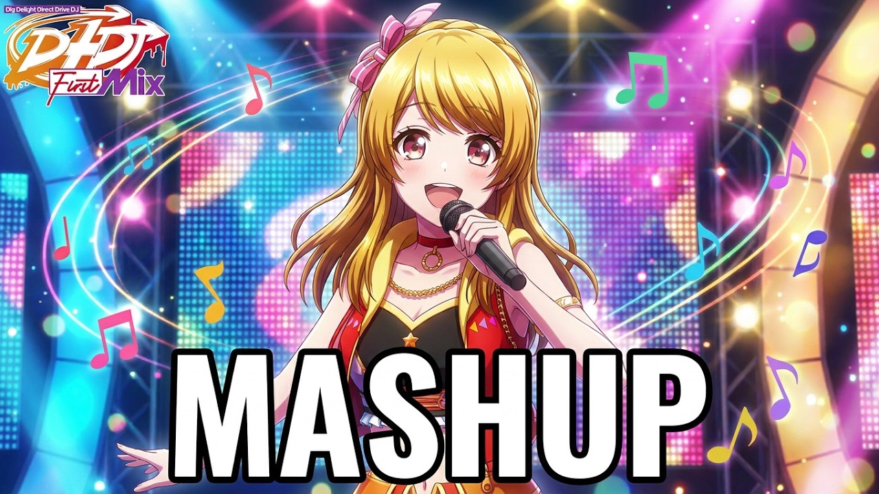 D4DJ FIRST MIX HAPPY AROUND AMV