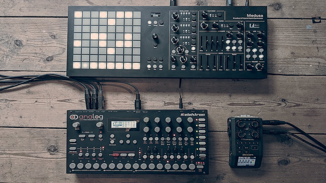 Polyend Medusa // Elektron Analog Four - electro jam