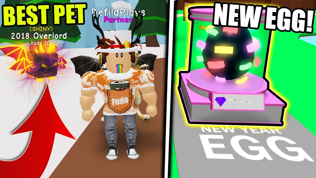 GETTING THE RAREST SHINY NEW YEAR PETS IN BUBBLE GUM SIMULATOR! (Roblox)