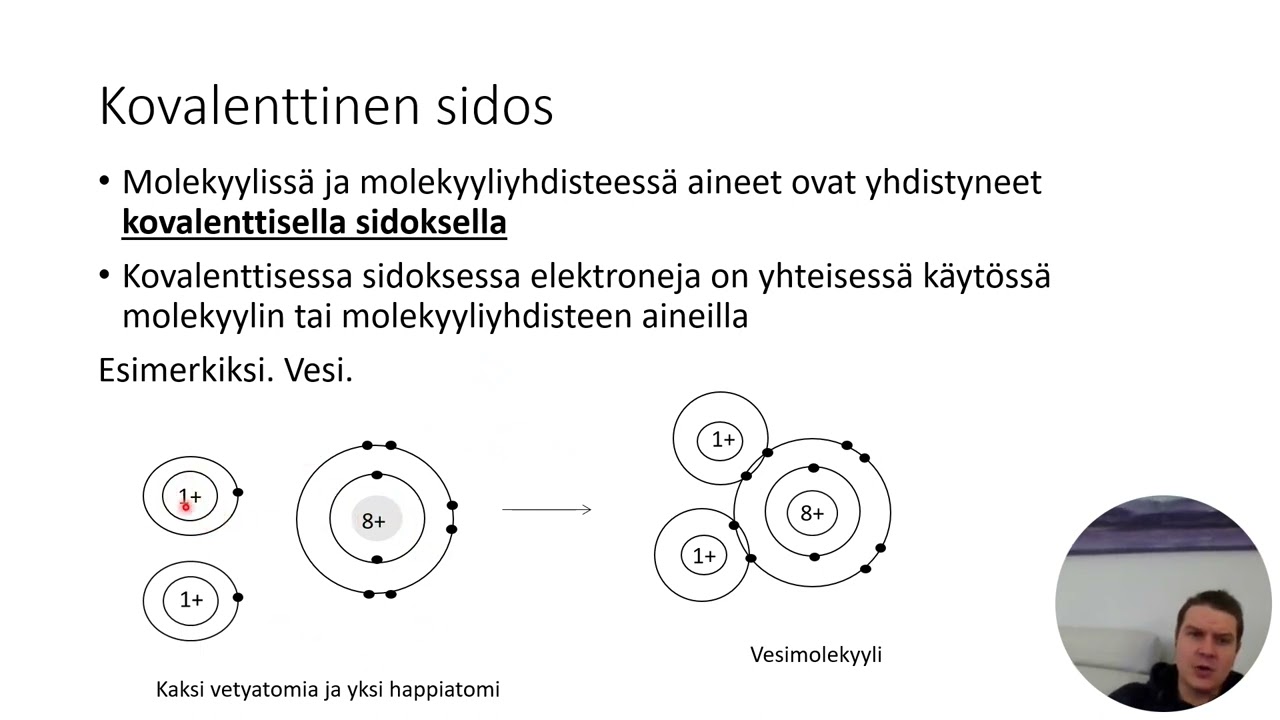 Kemia: Molekyylit ja kovalenttinen sidos
