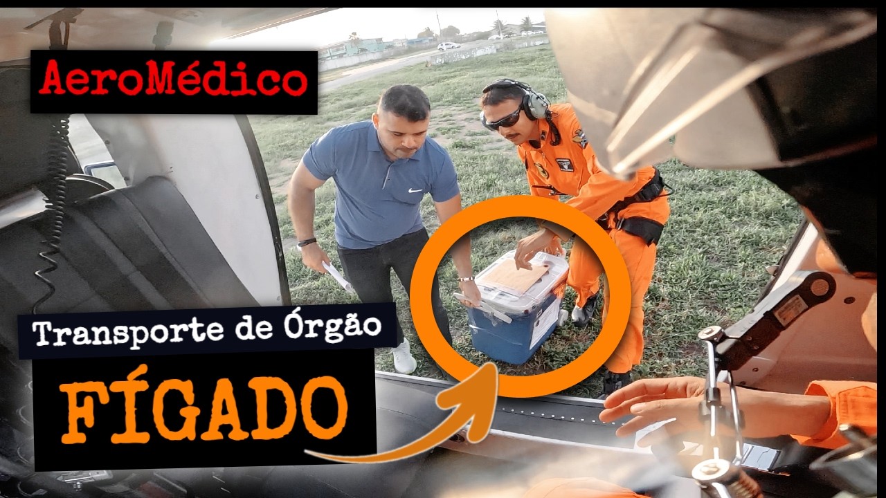 Transporte de ÓRGÃO (FÍGADO) de ALAGOAS para o CEARÁ! Missão de VIDA!✈️🧬 AEROMÉDICO MULTIMISSÃO!
