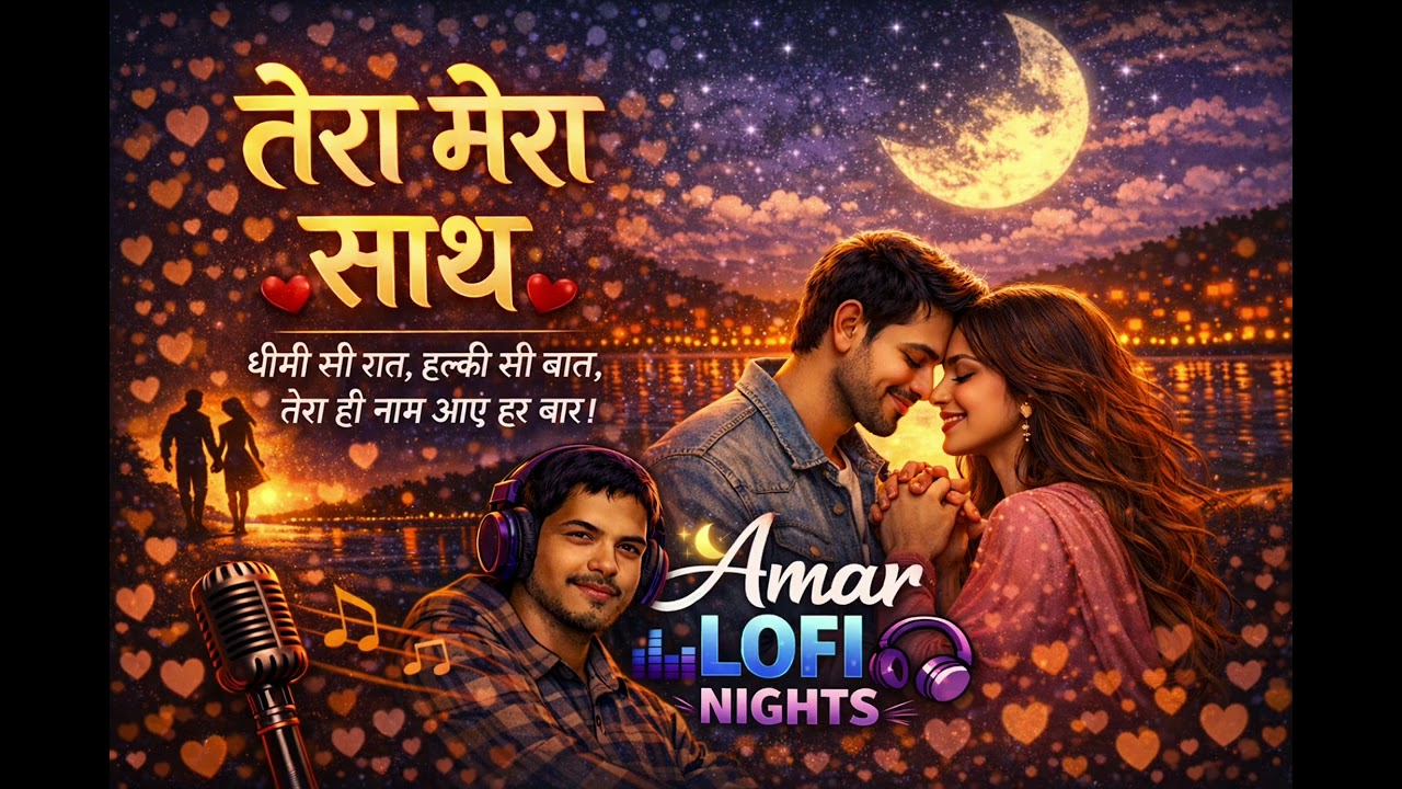 तेरा मेरा साथ | Romantic Lofi Song | Hindi Love Lofi | Amar Lofi Nights 