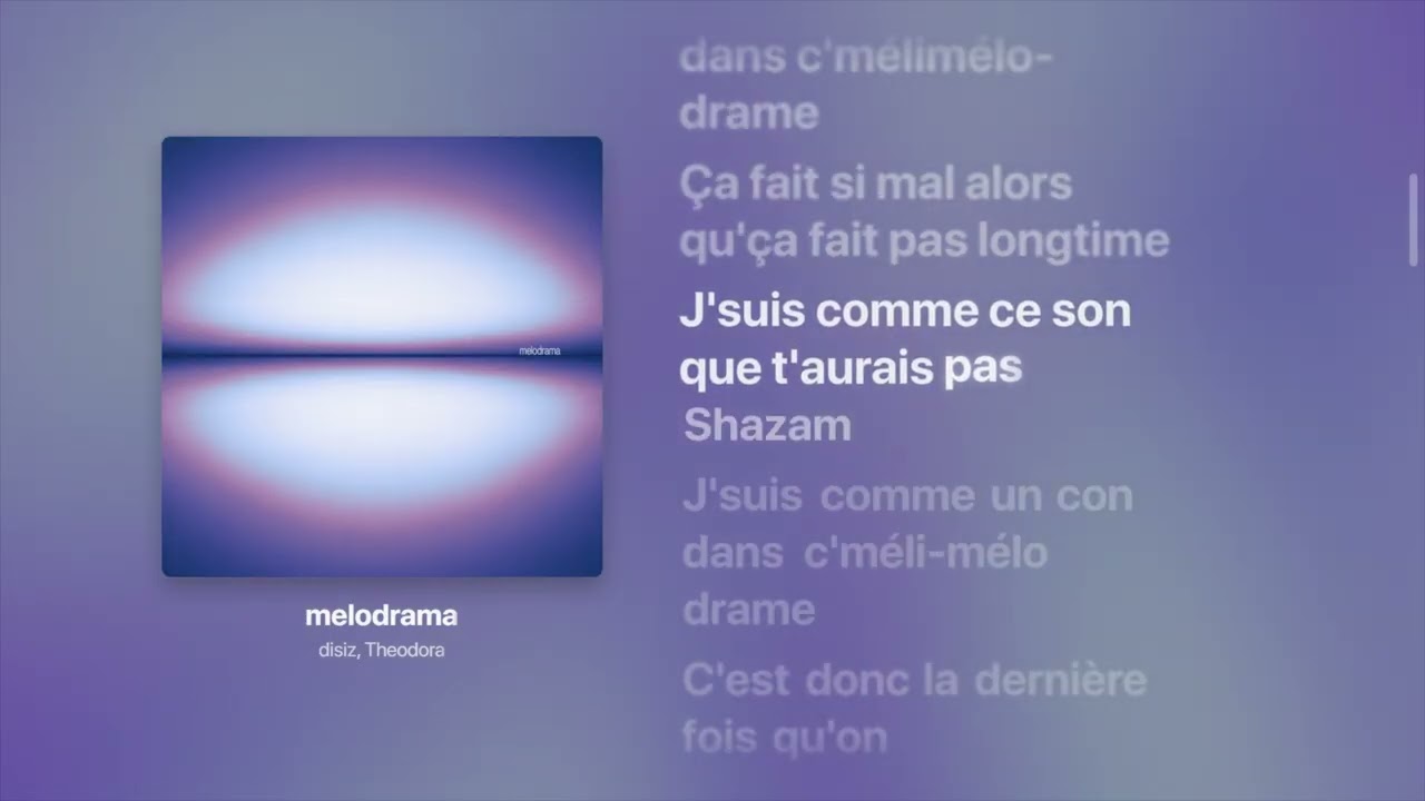 Disiz & Theodora – Melodrama (Lyrics) | Str8Lyrical