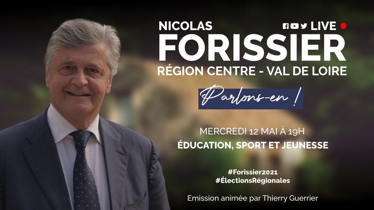 Région Centre Val de Loire, Parlons-en ! Rendez-vous ce soir à 19h