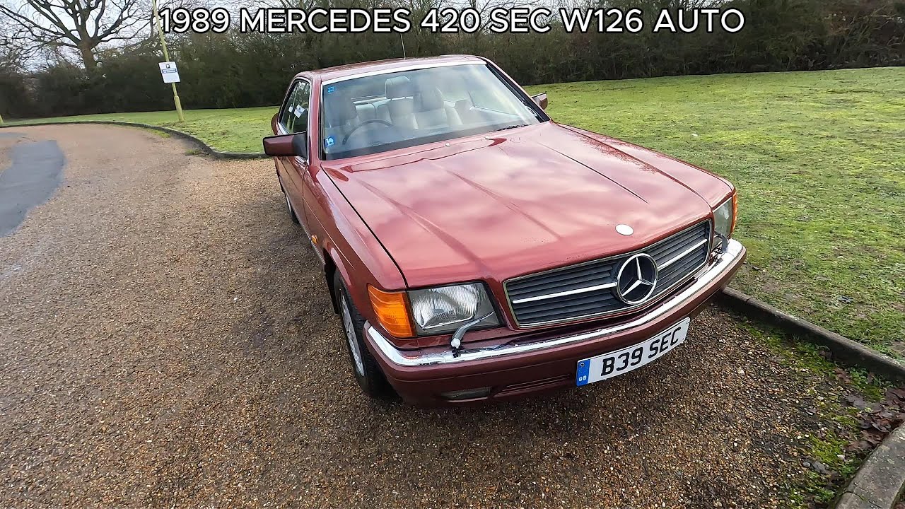 1989 MERCEDES 420 SEC W126 AUTO