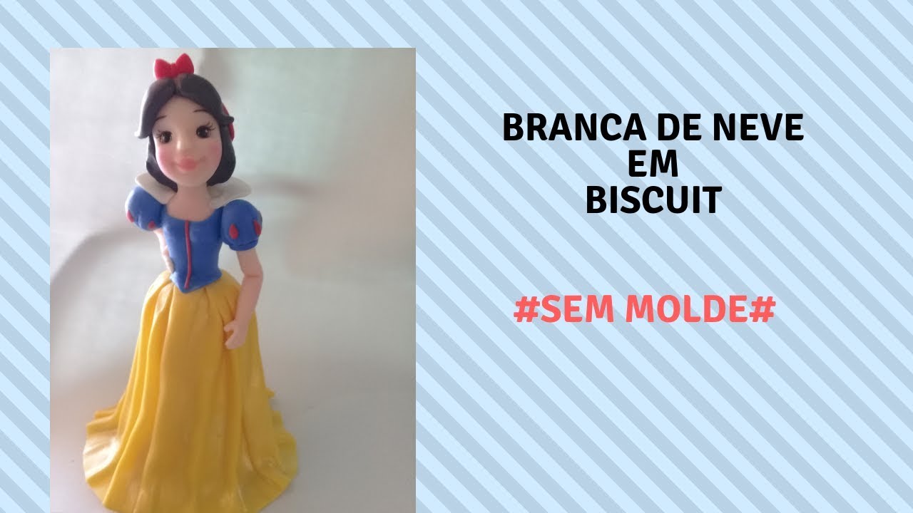 Branca de neve em Biscuit (Sem Molde)