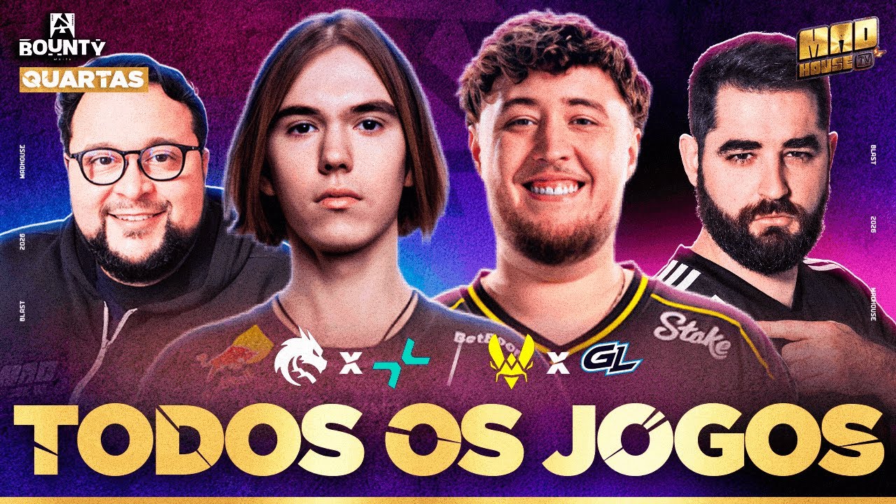 VITALITY X GAMERLEGION - BLAST BOUNTY 2026 SEASON 1 (QUARTAS DE FINAL DIA 02) - AO VIVO !jogoscs