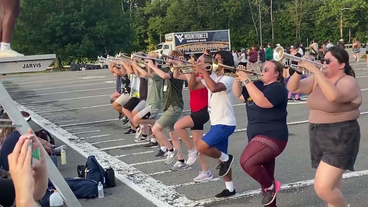 WVU Marching Band 2024  band camp show