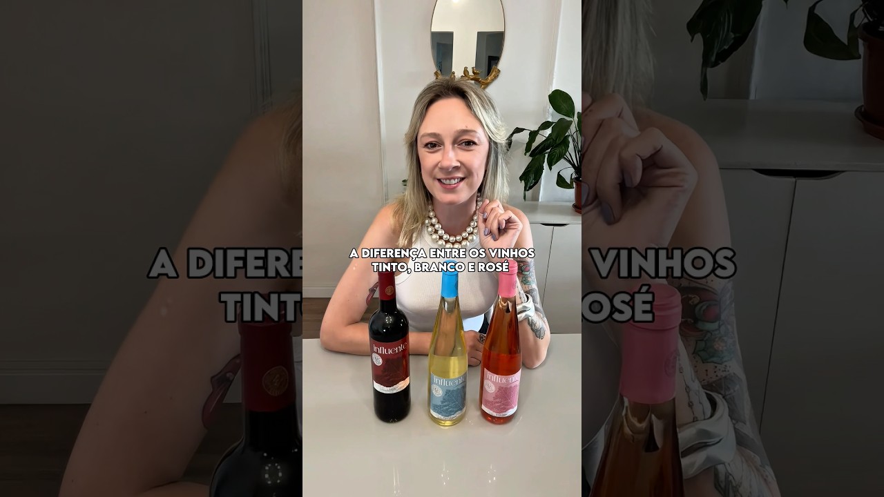 A diferen&ccedil;a entre o vinho Tinto, Branco e Ros&eacute; 🍷