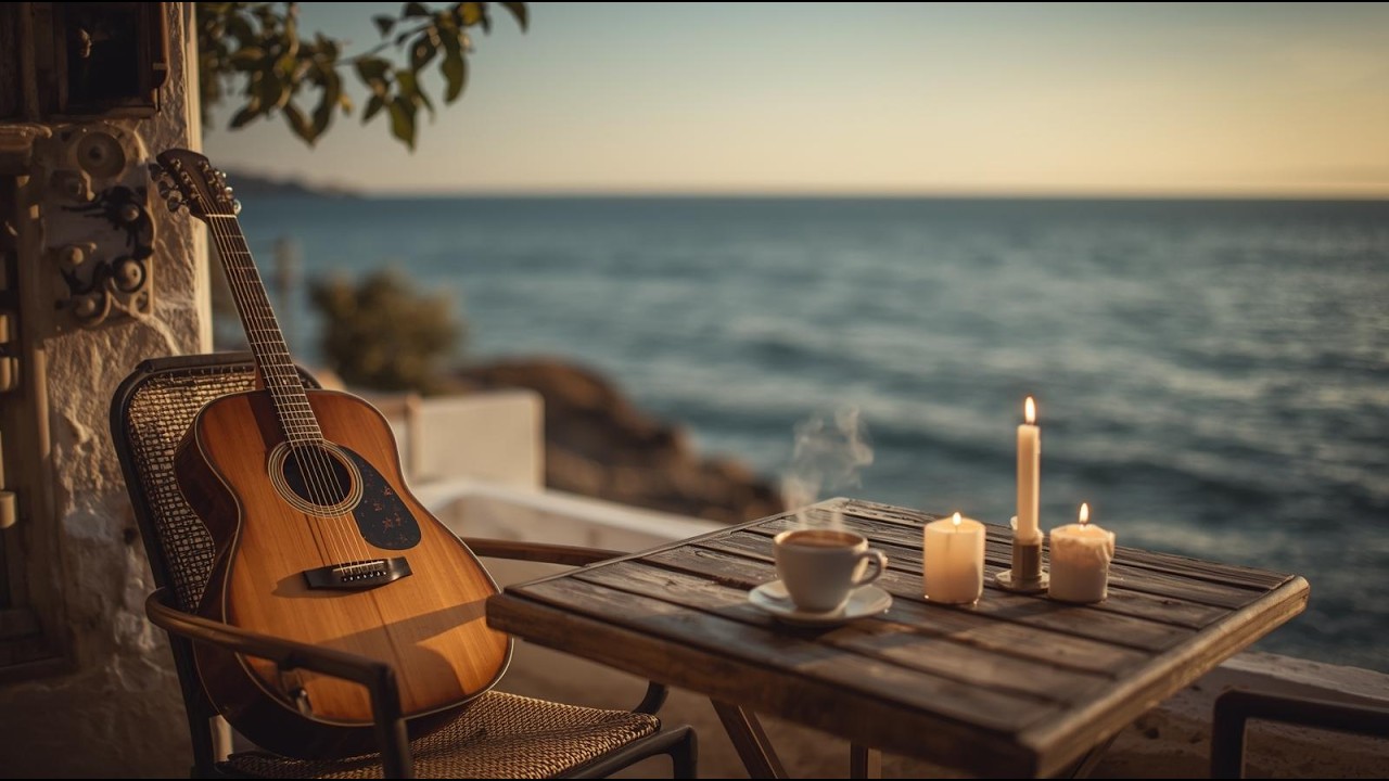Spanish Guitar & Pacific Waves: Sunset Malibu Vibes 🌴