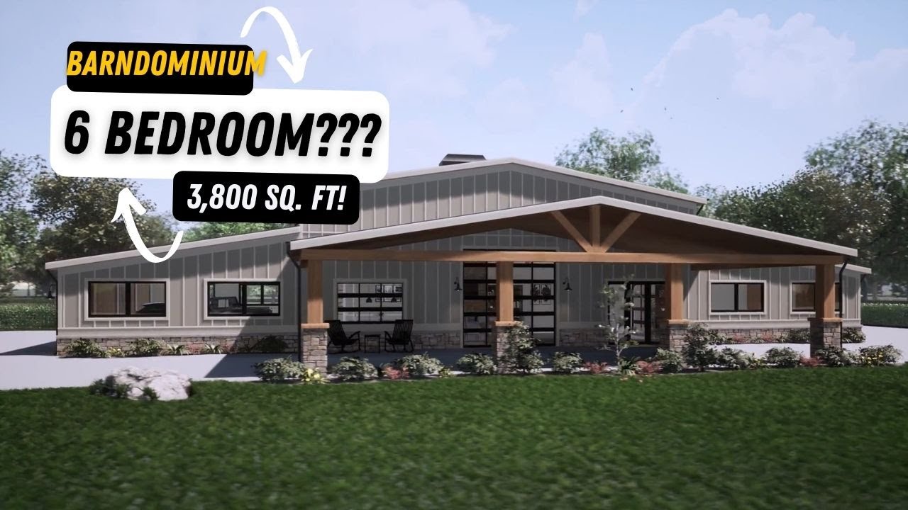 2 Story Barndominium Home With 6 Bedrooms???