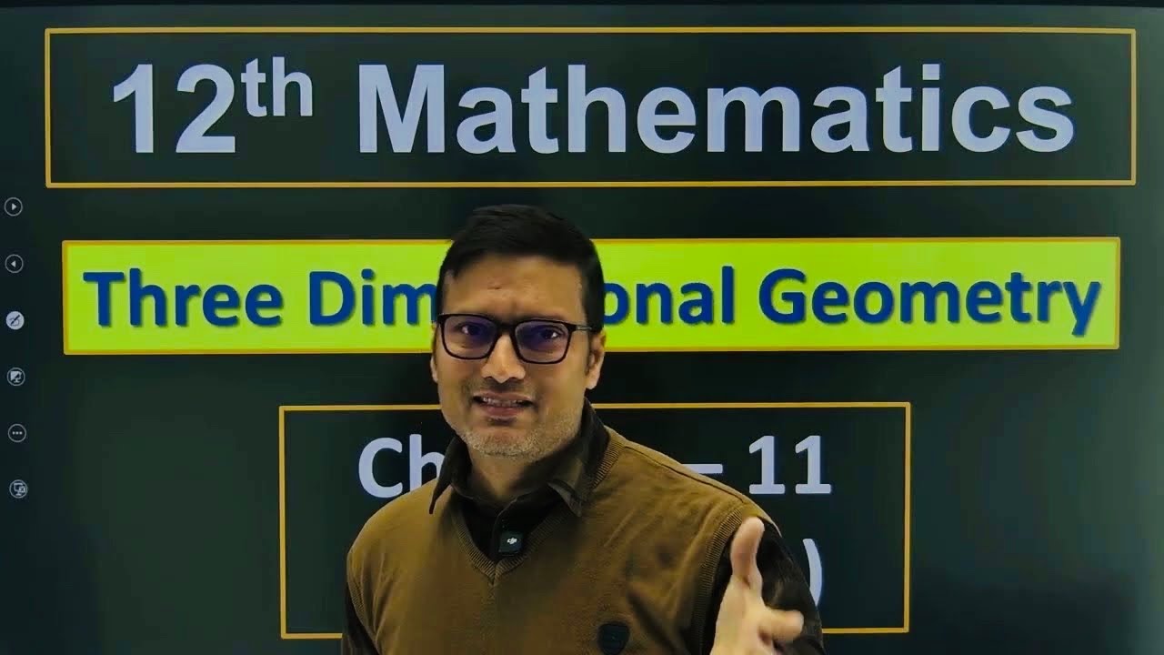 Three Dimesional Geometry | Class - 12th | Equation of a line in vector and cartesian forns PROOF