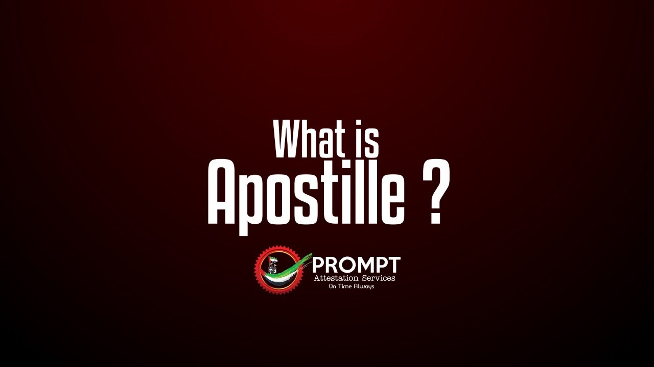 Apostille Services in UAE