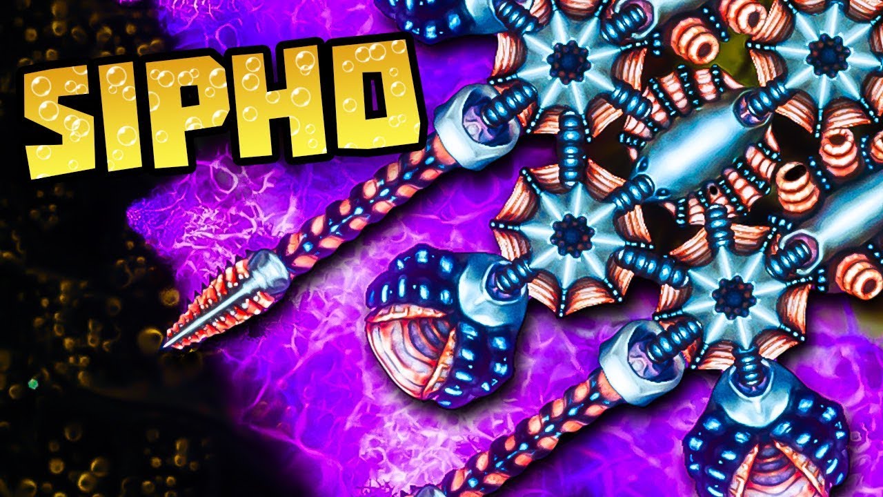 NEW ALIEN POISONS ENEMIES! - Sipho Gameplay - IO & Spore style game