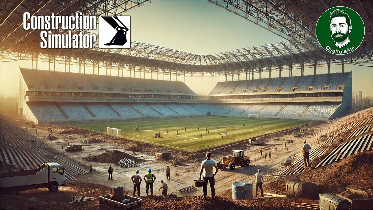 FINALMENTE LE TRIBUNE SONO COMPLETE - Construction Simulator COOP 05 - TRIBUNE
