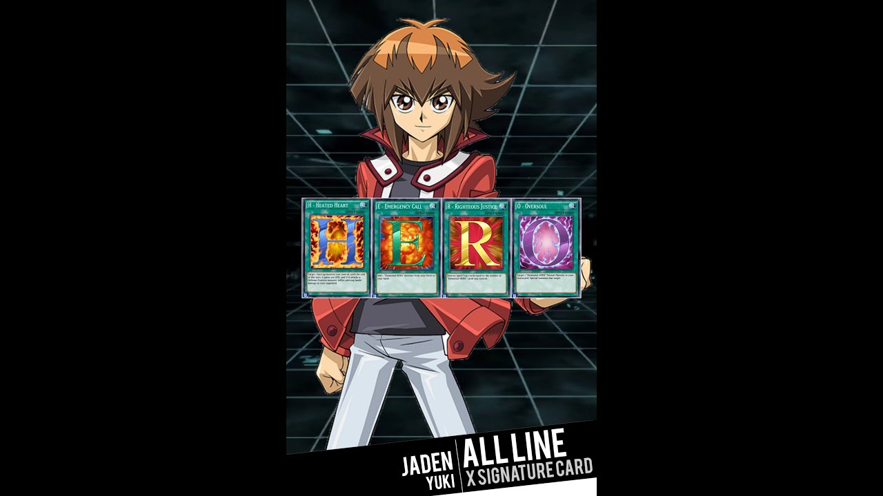 Yugioh Duel Links - Jaden Yuki x ALL Special Phrases Card