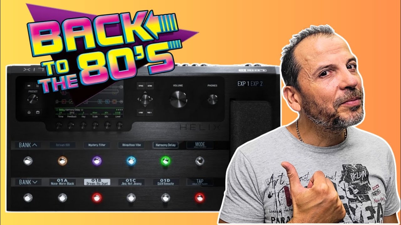 LINE 6 HELIX - BACK TO THE 80s Preset Demo