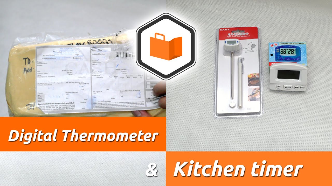Bongkar Paket Termometer Digital & Kitchen Timer #BorongBarang