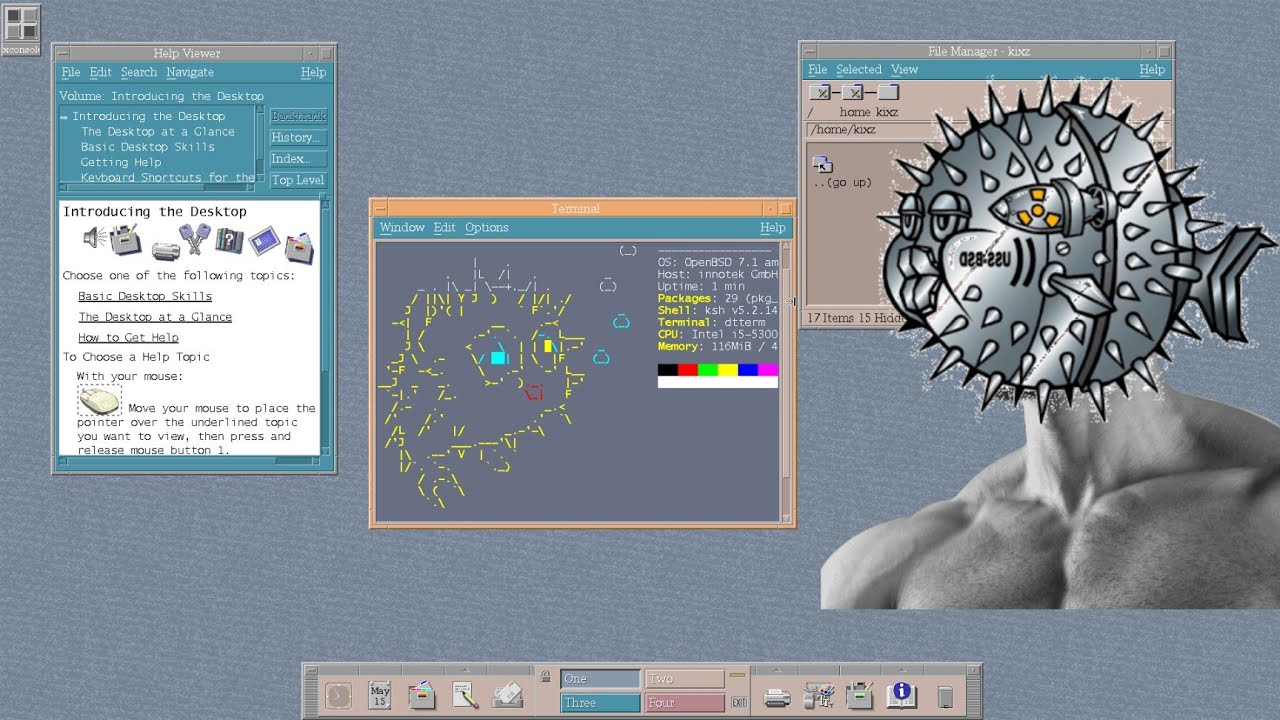 Building Common Desktop Environment (CDE) on OpenBSD 7.1