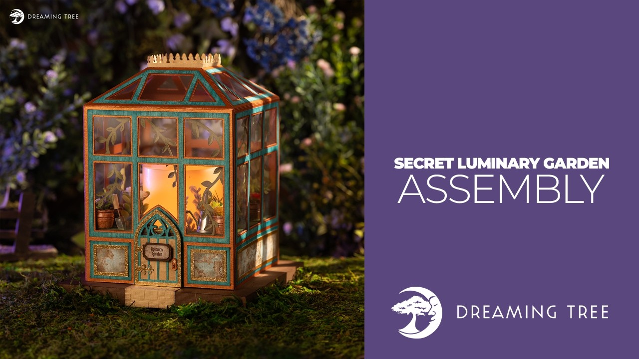 SVG File - Secret Garden Luminary - Assembly Tutorial