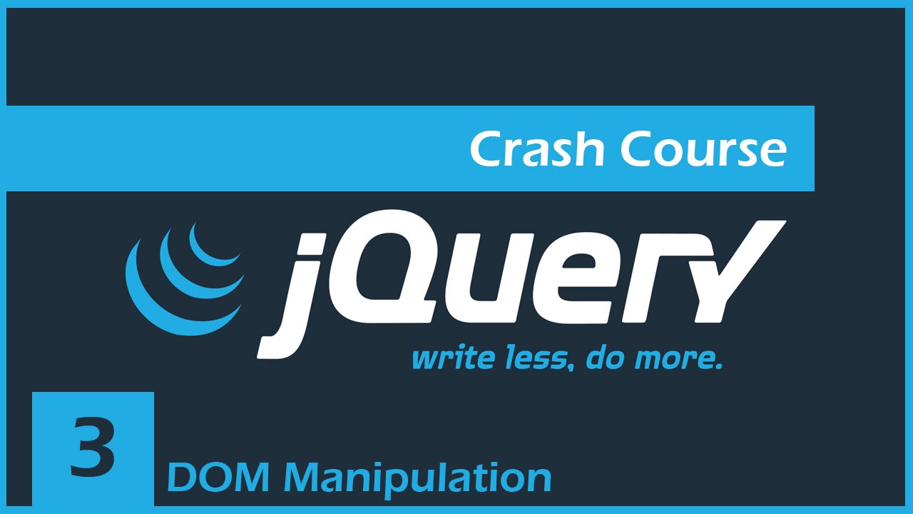 jQuery Crash Course [3] - DOM Manipulation