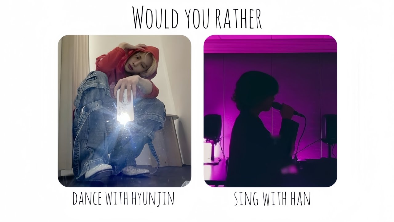 SKZ would you rather (delulu) 🤍☁🫶