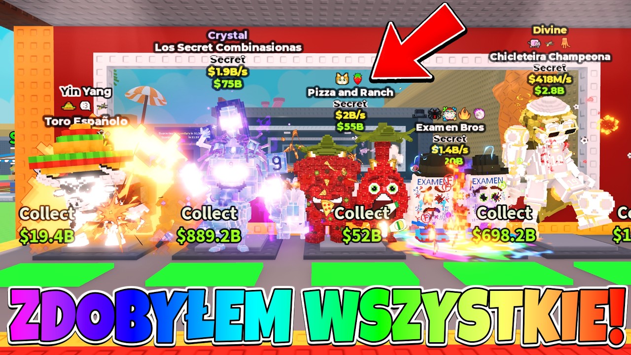 ZDOBYŁEM WSZYSTKIE BRAINROTY Z NOWEGO UPDATE W STEAL A BRAINROT! Roblox