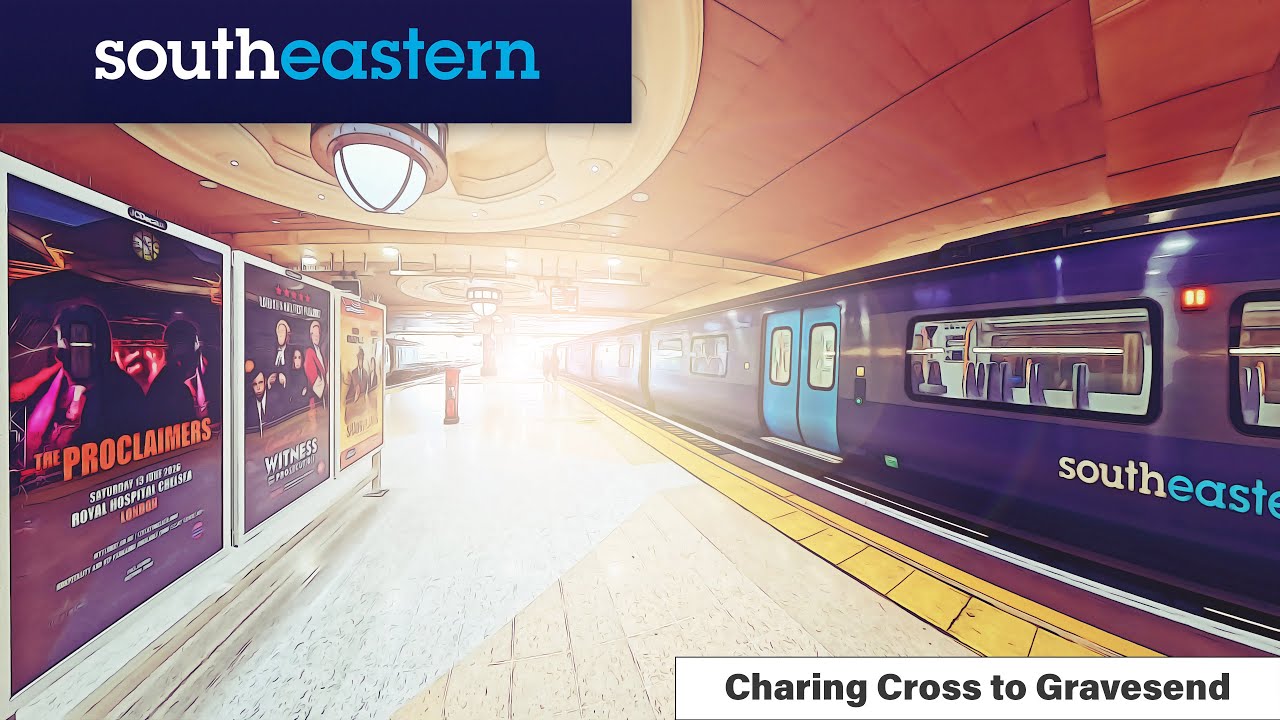 SLOW TV | Charing Cross to Gravesend – Full Journey on Southeastern | 4K Ultra