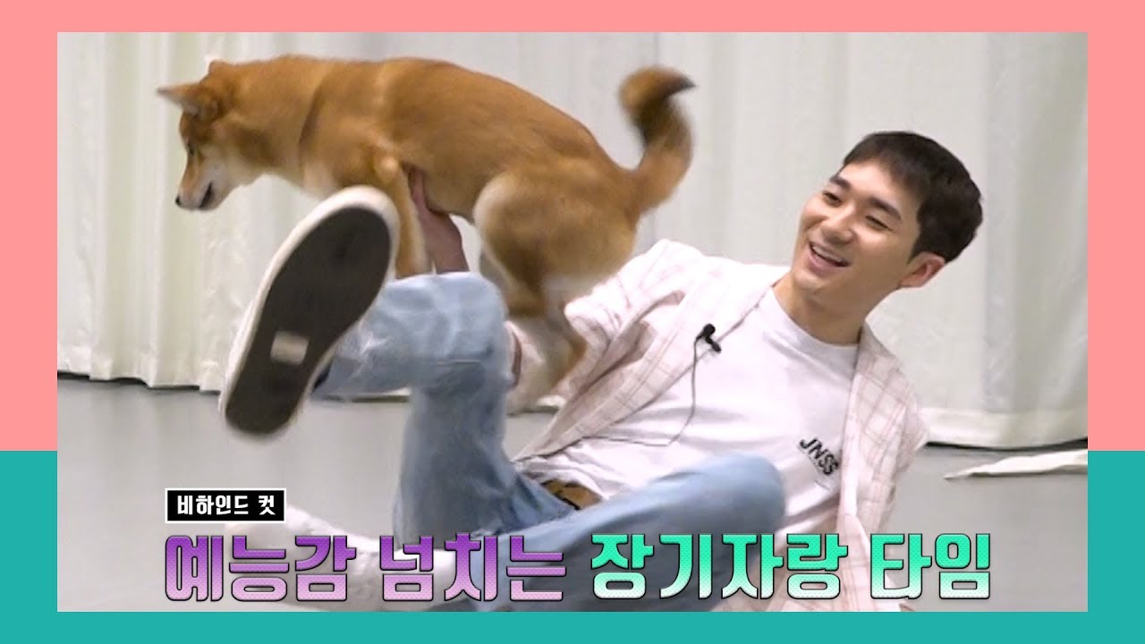 [셀럽스펫 비하인드] 뉴이스트 W 아론(NU`EST W Aron)의 '예능견' 곽노아의 장기자랑 타임!