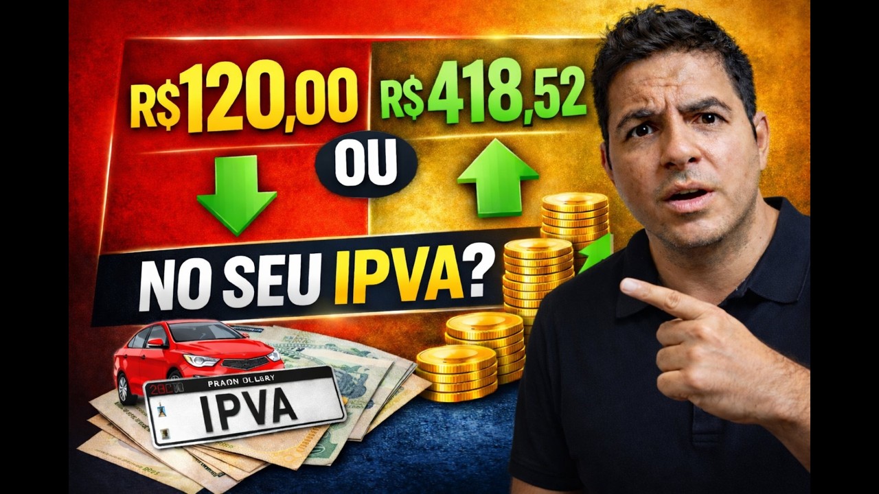 IPVA! vale a pena pagar A VISTA ou INVESTIR?