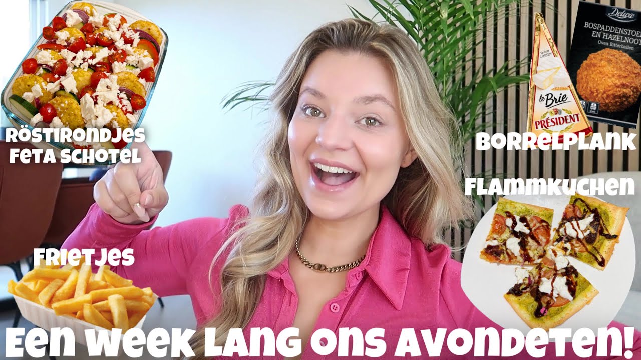 WAT ETEN WIJ EEN WEEK LANG ALS AVONDETEN?! | Joyce Rikken