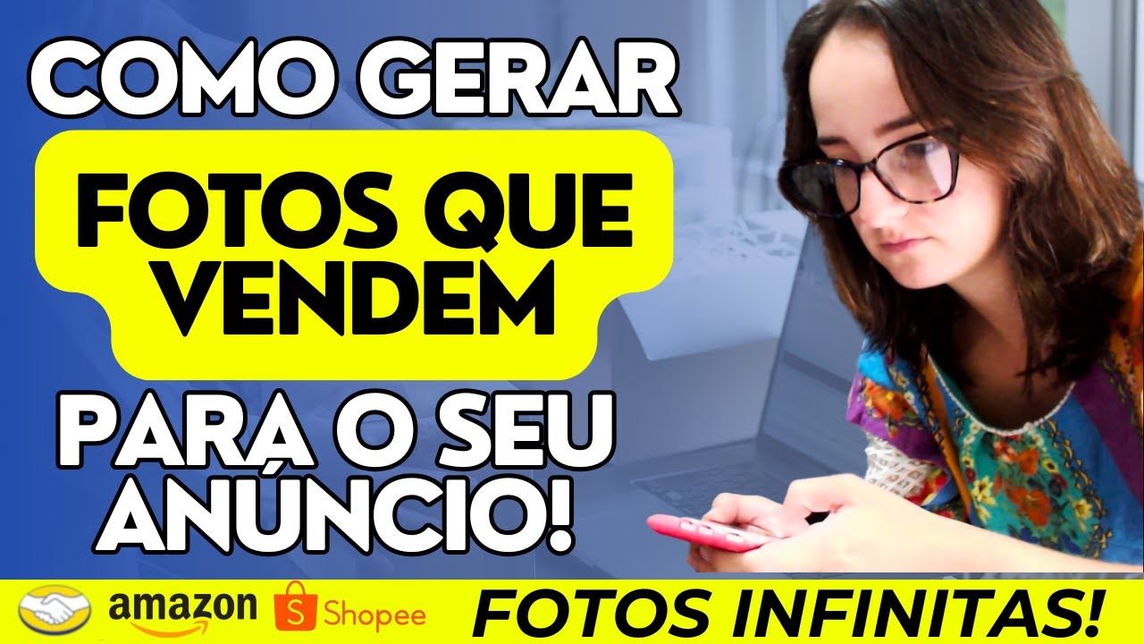 Como Criar e Editar FOTOS de PRODUTOS para anunciar no Mercado Livre, Shopee, Amazon