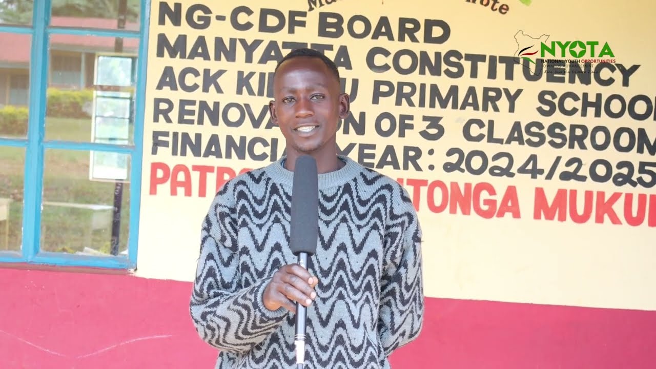 NYOTA Project Beneficiary Explains Why He Chose to Learn Plumbing