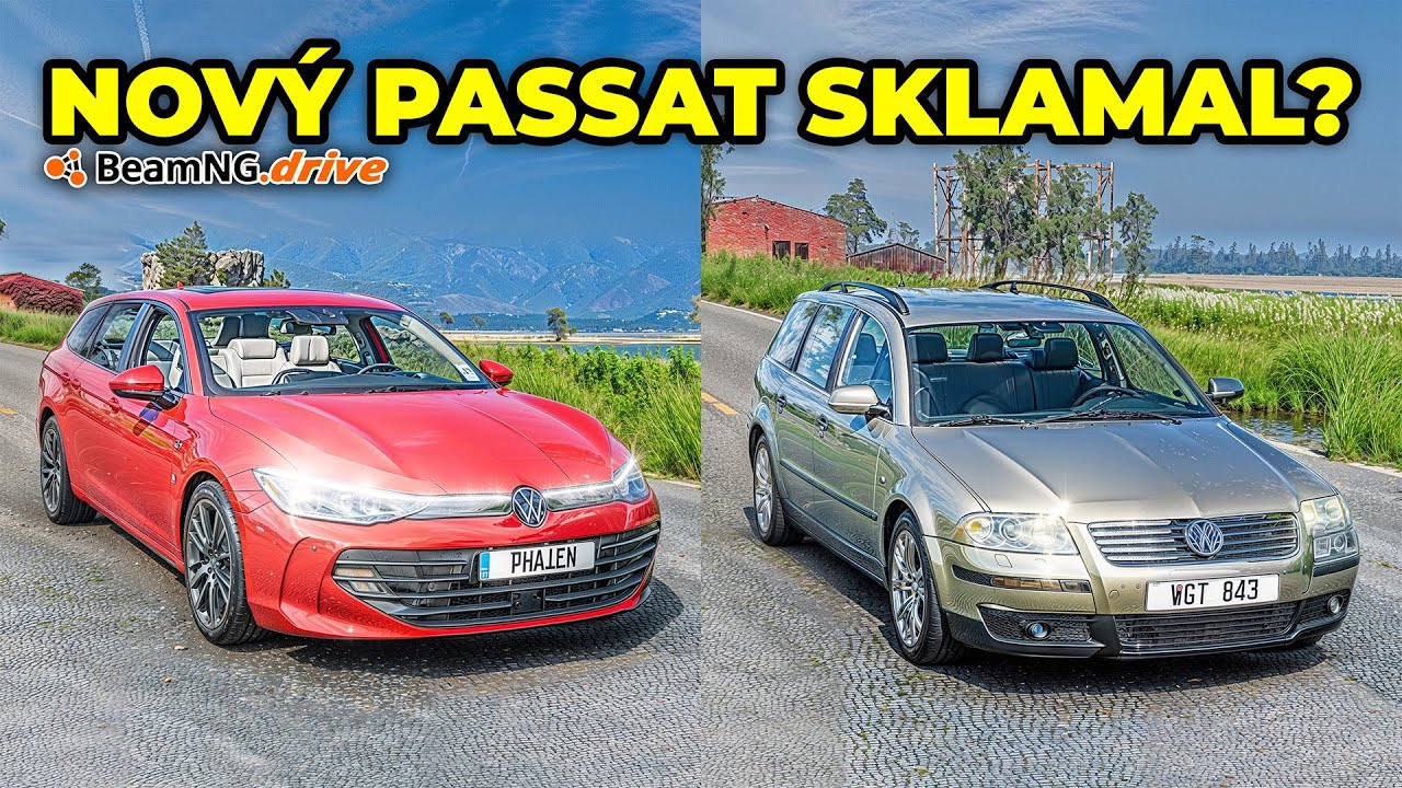 NOVÝ vs STARÝ VOLKSWAGEN PASSAT! BeamNG Drive Slovensky