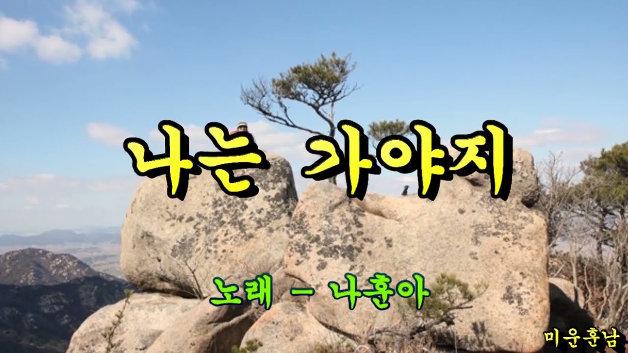 나는 가야지  -  나훈아