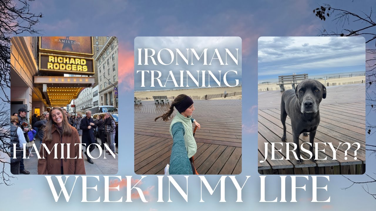 Ironman Training, Work, and Hamilton on Broadway | Week in My Life