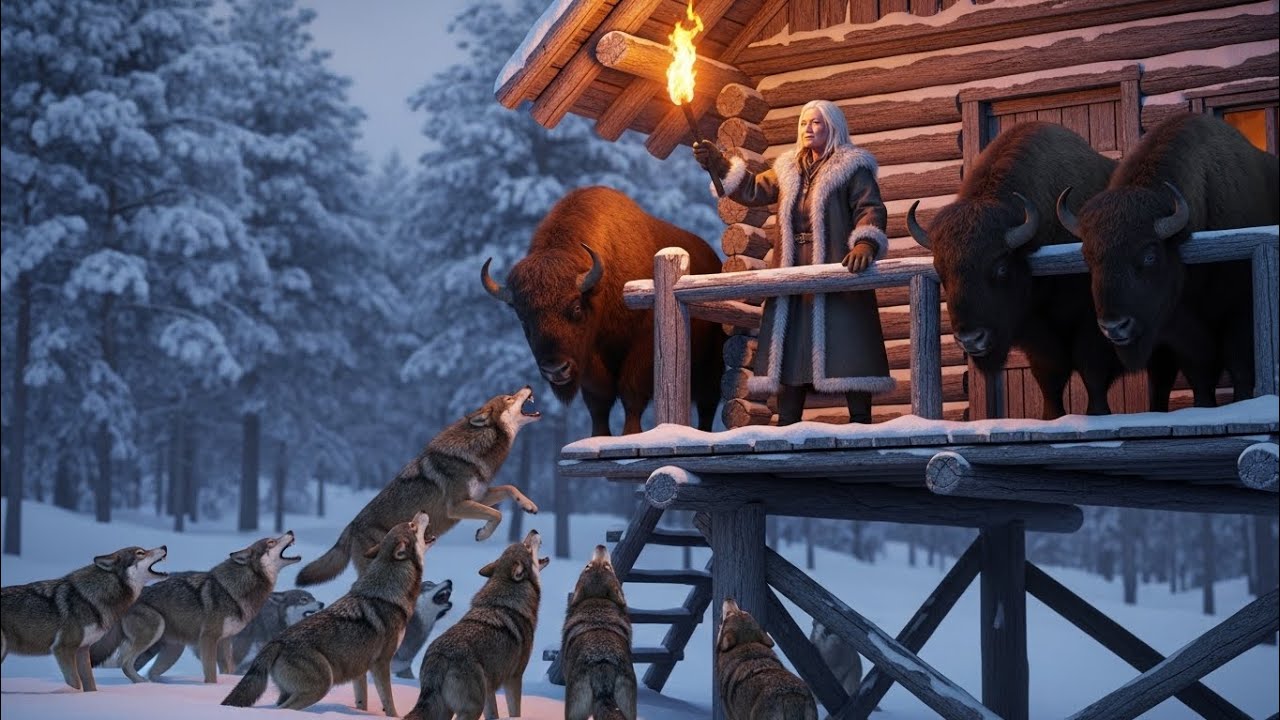 90-Year-Old Woman Faced 1,000 Wolves to Save a Bison Herd in -71°C | Yakutia Survival Story
