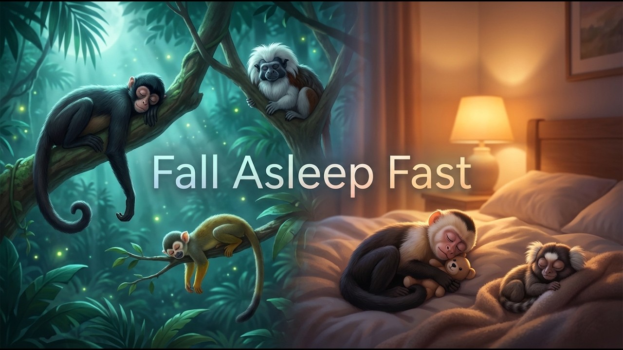 🙉Top 5 Pet Monkeys | What Happens When You Bring One Home? Sleep Story🙊Relaxing Fire 🔥 