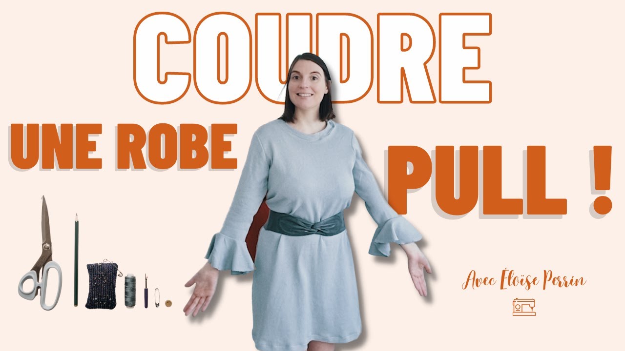 La couture de la robe pull 👗