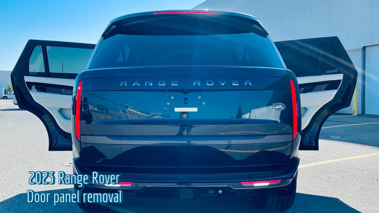 Снятие дверной панели RANGE ROVER 2023 года
