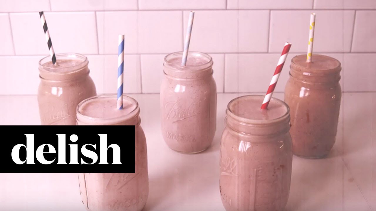 5 Awesome Strawberry Smoothies | Delish