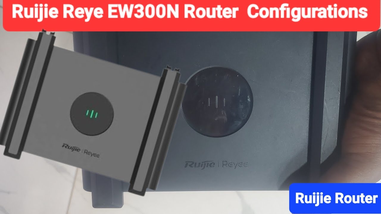 Ruijie Reye EW300N Router wireless  Configuration as an access point step by step | How to configure