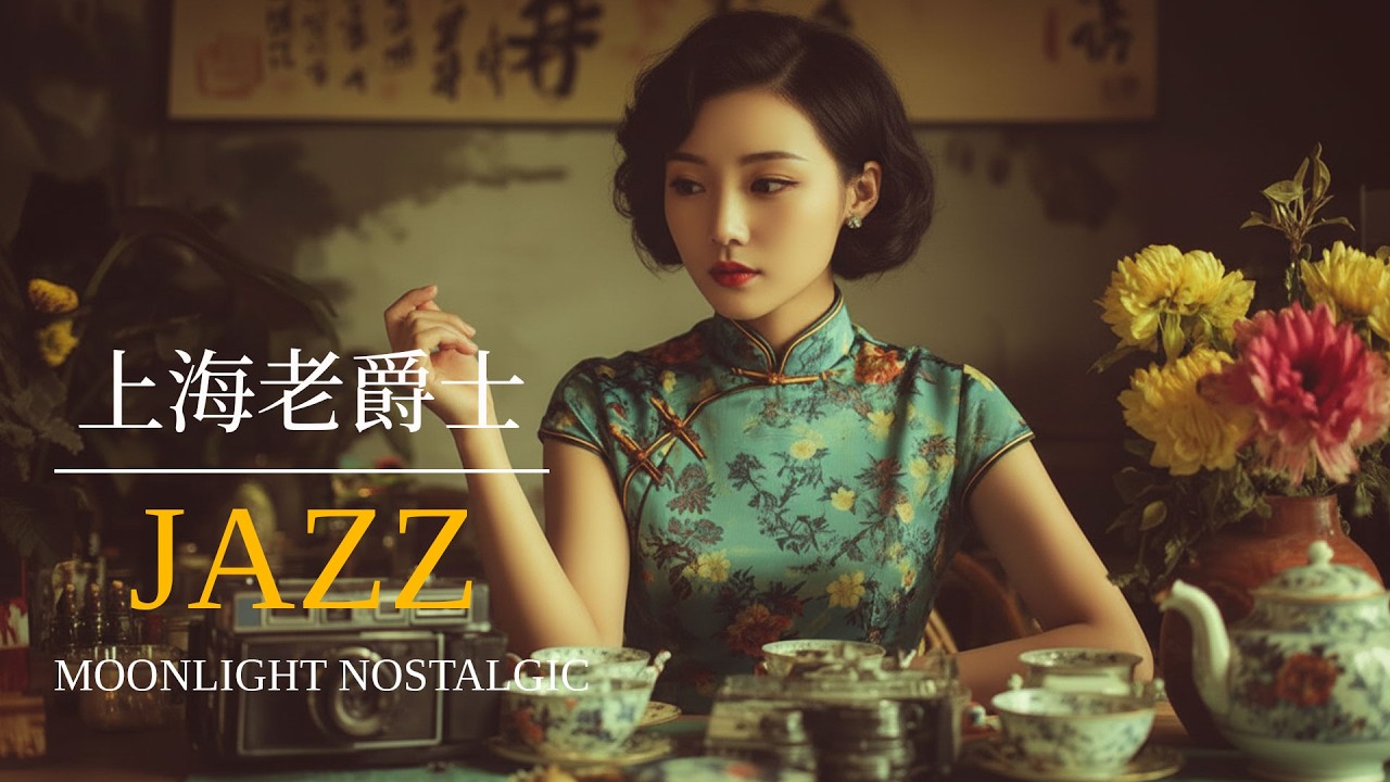 老上海茶館之夜 | Old Shanghai Teahouse Jazz Night 1940s–1950s Relaxing Lounge Playlist