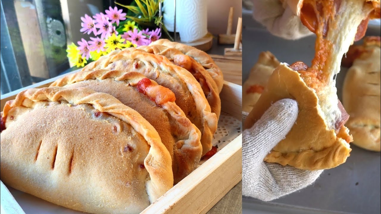 TRY THIS EASY AND FOLDED VERSION OF PIZZA! PIZZA POCKET RECIPE