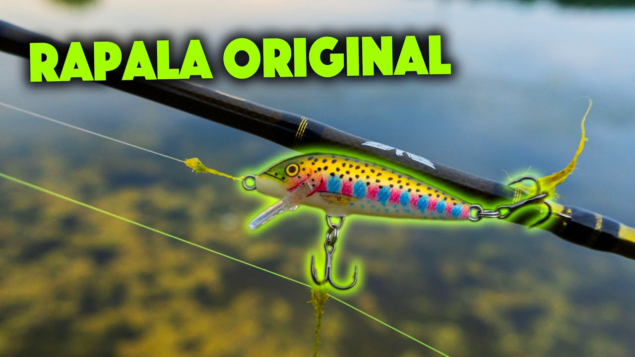 Ловля окуня с помощью джеркбейта RAPALA ORIGINAL!
