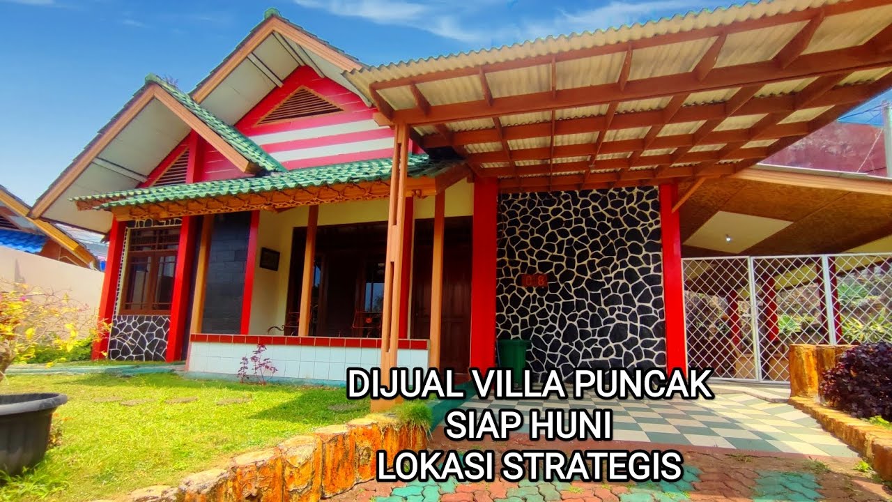 DIJUAL VILLA PUNCAK CIPANAS  SIAP HUNI, MINTA 550 JUTA NEGO, HARGA EKONOMIS, LUAS 342 M,