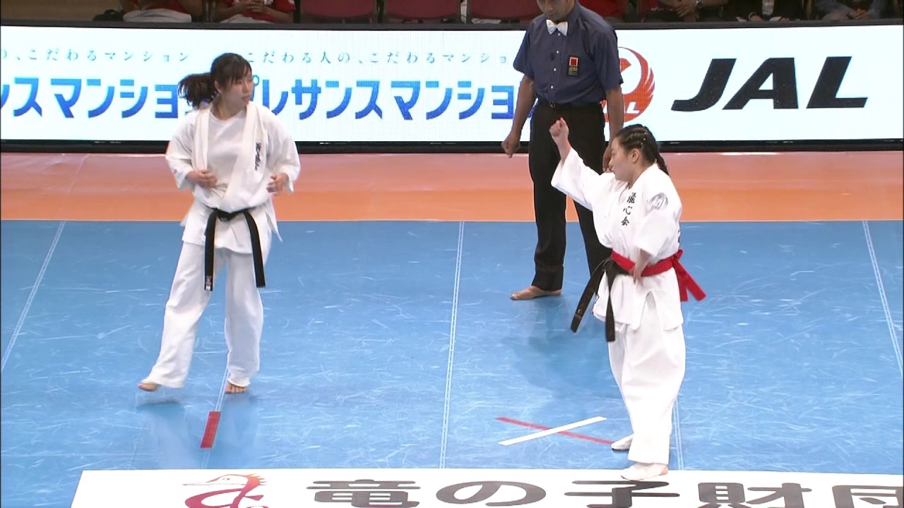 【JFKO】第4回全日本フルコンタクト空手道選手権大会　女子中量級　決勝　富野真麻　対　大場ももか